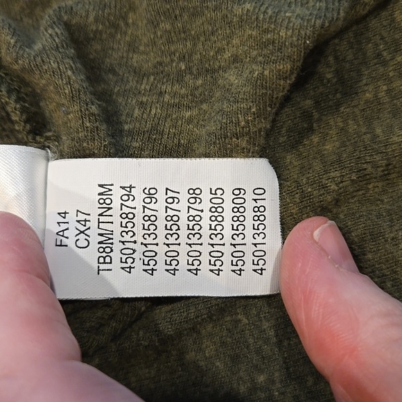 THE NORH FACE LONG SLEEVE HENLEY SHIRT. SIZE. X- LARGE. - Picture 5 of 8